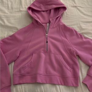 Lululemon Pink Half-Zip Hoodie